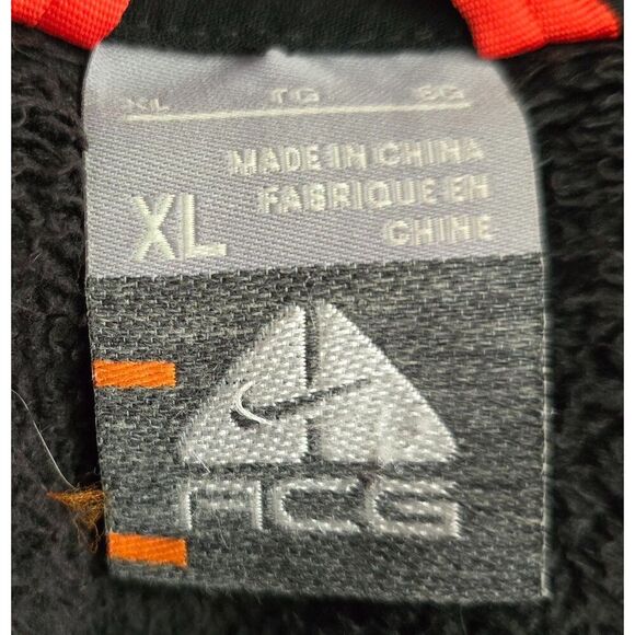 ACG XL Hooded Jacket Geometric  Sherpa Lined running hiking workout gym rat - Picture 5 of 9